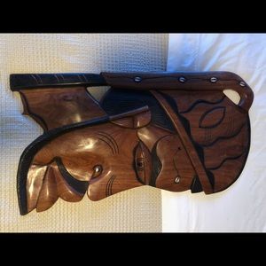 Hand carved African masks
